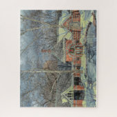 Abstrakte Szene. Central Park New York. Puzzle (Vertikal)