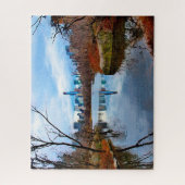 Abstrakte Szene. Central Park New York. Puzzle (Vertikal)