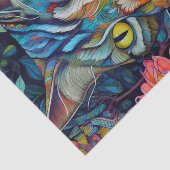 Abstrakte Tabukatze Seidenpapier (Ausschnitt)