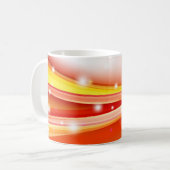 Abstrakte Tage und Lichter Kaffeetasse (Vorderseite Links)