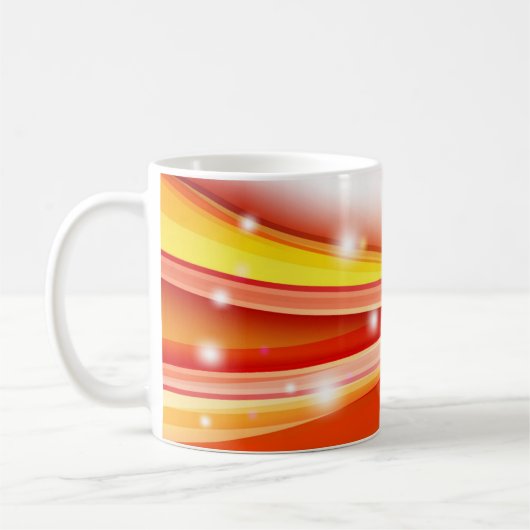 Abstrakte Tage und Lichter Kaffeetasse (Links)