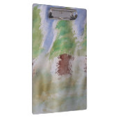 Abstrakte Tannenbaume Klemmbrett (Rechts)