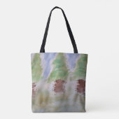 Abstrakte Tannentasche Tasche (Rückseite)