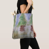 Abstrakte Tannentasche Tasche (Von Nahem)