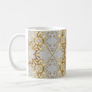 Abstrakte Tapete, Wickeldekoration. VINTAG g Kaffeetasse