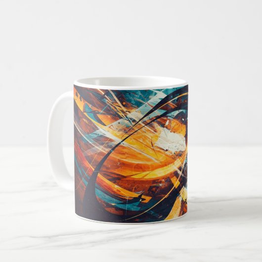 Abstrakte Tasse (Vorderseite Links)