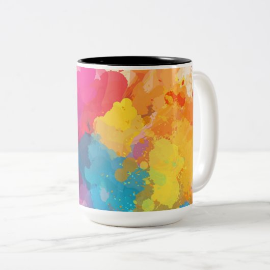 Abstrakte Tasse (VorderseiteRechts)