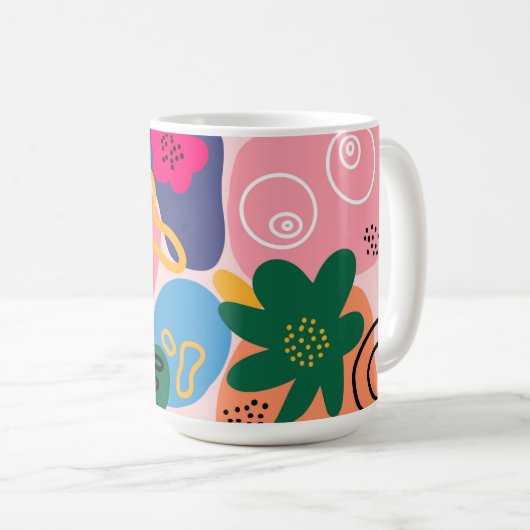 Abstrakte Tasse (VorderseiteRechts)