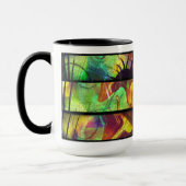 Abstrakte Tasse der gestrichenen Bereiche (Links)