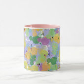 Abstrakte Tasse in der Farbpalette - Lebhafter kün (Zentrum)