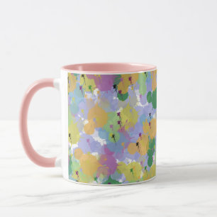 Abstrakte Tasse in der Farbpalette - Lebhafter kün
