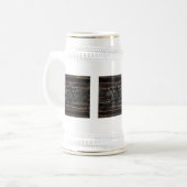 abstrakte Tasse Israel Schwarz/Weiß (Vorderseite Links)