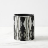 Abstrakte Tasse Schwarz/Weiß 1 (Zentrum)