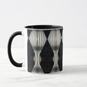 Abstrakte Tasse Schwarz/Weiß 2 (Links)