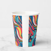 Abstrakte Tasse zum Kaffee Pappbecher (Links)