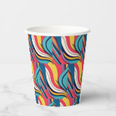 Abstrakte Tasse zum Kaffee Pappbecher (Vorderseite)