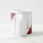 Abstrakte Tassendesigns Jumbo-Tasse (Rückseite)