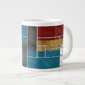 Abstrakte Tassendesigns Jumbo-Tasse (Vorderseite Rechts)