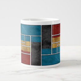 Abstrakte Tassendesigns Jumbo-Tasse