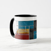 Abstrakte Tassendesigns Tasse (Vorderseite Links)
