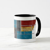 Abstrakte Tassendesigns Tasse (VorderseiteRechts)