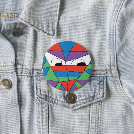 Abstrakte Taste für den farbigen Mann Button (Beispiel)