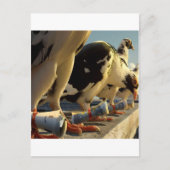 Abstrakte Taubenmeldung Postkarte (Vorderseite)