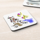 abstrakte Taucher Untersetzer (Linke Seite)