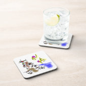 abstrakte Taucher Untersetzer (Rechte Seite)