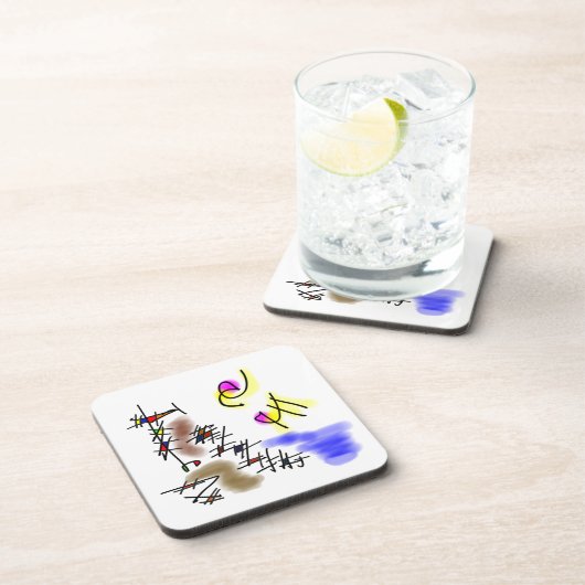 abstrakte Taucher Untersetzer (Rechte Seite)