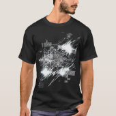 Abstrakte Techno T-Shirt (Vorderseite)