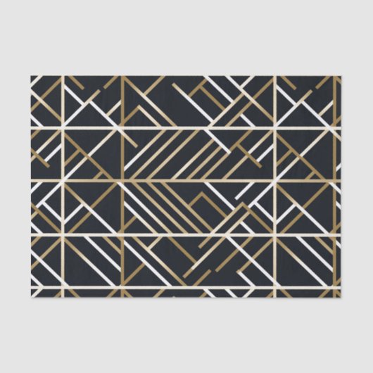 Abstrakte Tessellation - Fernsby Seidenpapier (Vorderseite)