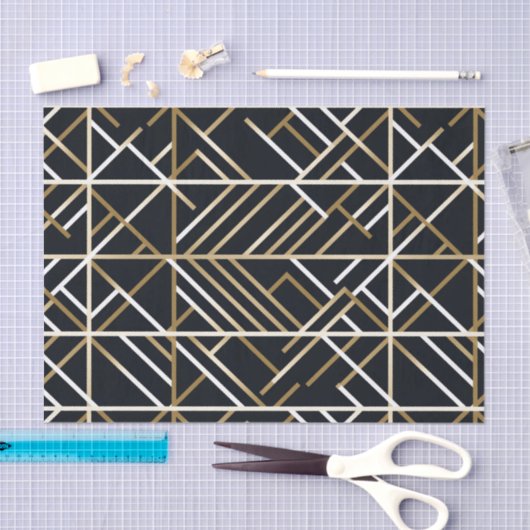 Abstrakte Tessellation - Fernsby Seidenpapier (Handwerk)