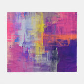 Abstrakte Textur. 2d Abbildung. Ausdruckskraft Fleecedecke (Vorderseite (Horizontal))