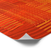 Abstrakte Textur. 2d Abbildung. Ausdruckskraft Poster (Ecke)