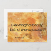 Abstrakte Textur, alles hat Schönheitsziffer. Postkarte (Vorne/Hinten)