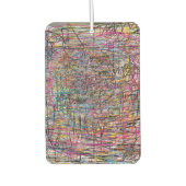 Abstrakte Textur Autolufterfrischer (Vorderseite)