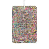 Abstrakte Textur Autolufterfrischer (Rückseite)