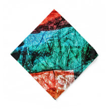 Abstrakte Textur Bandana gerecycelt Kunststoff-Fot