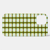 abstrakte Textur, buntes Gingham-Muster, modern Case-Mate iPhone Hülle (Rückseite (Horizontal))