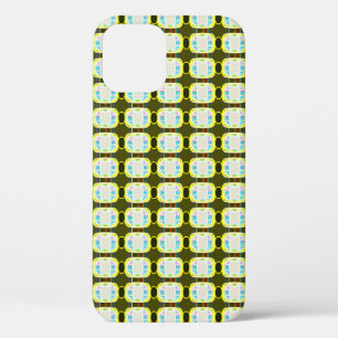 abstrakte Textur, buntes Gingham-Muster, modern Case-Mate iPhone Hülle