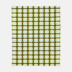 abstrakte Textur, buntes Gingham-Muster, modern Fleecedecke