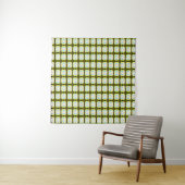 abstrakte Textur, buntes Gingham-Muster, modern Wandteppich (Beispiel (Horizontal))