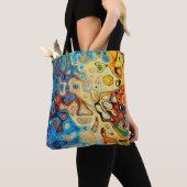Abstrakte Textur farbig Tasche (Von Nahem)