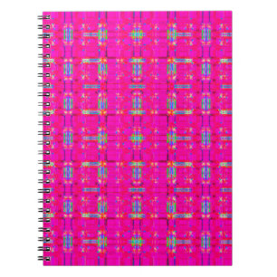 abstrakte Textur, farbiges Karomuster, moderne Tar Notizblock