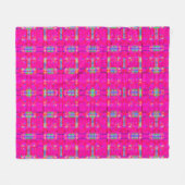 abstrakte Textur, karierte Farbmuster, moderne Fleecedecke (Vorderseite (Horizontal))
