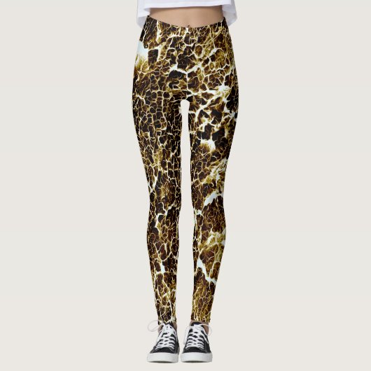 Abstrakte Textur Leggings (Vorderseite)