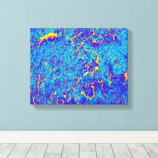 Abstrakte Textur Leinwanddruck (Insitu (Holzboden))