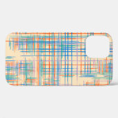 Abstrakte Textur mit Kreuzstreifen. Modern Pat Case-Mate iPhone Hülle (Rückseite (Horizontal))