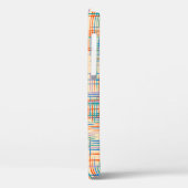 Abstrakte Textur mit Kreuzstreifen. Modern Pat Case-Mate iPhone Hülle (Rückseite / Links)